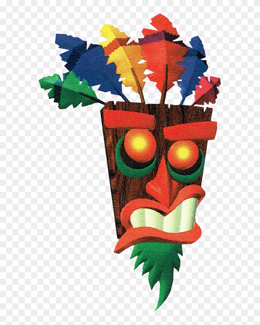 Japanese Png - Crash Bandicoot Aku Aku Japanese Clipart #2265399