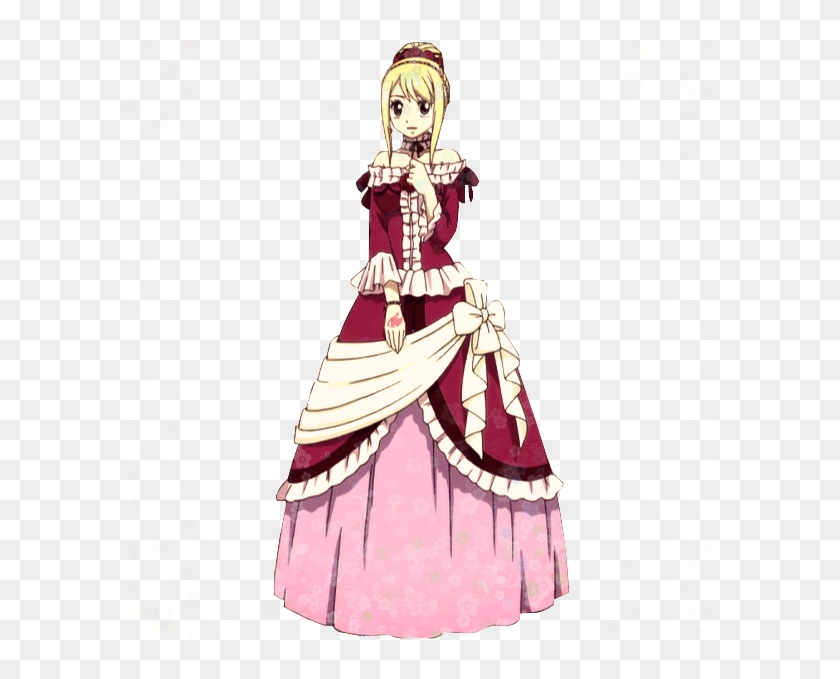Fairy Tail Lucy Heartfilia Robe , Png Download - Lucy Heartfilia In A Dress Clipart #2265402