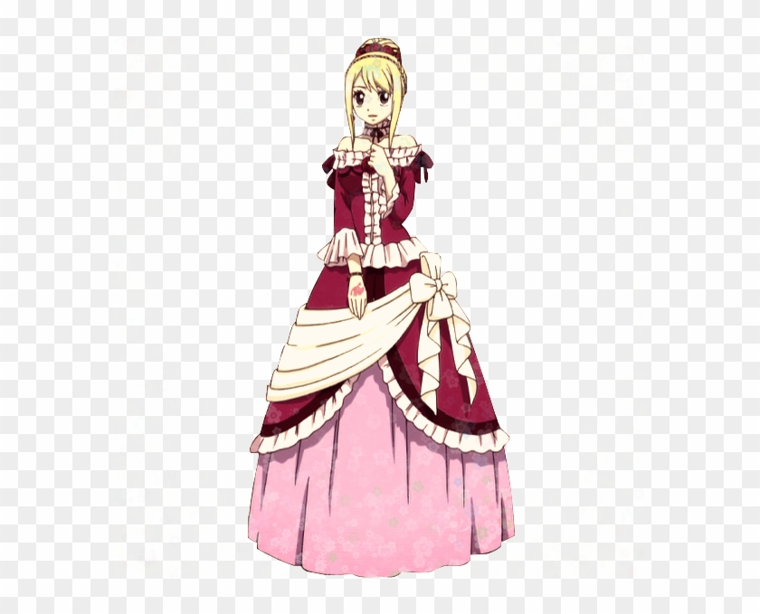 Fairy Tail Lucy Heartfilia Robe , Png Download - Lucy Heartfilia In A Dress Clipart