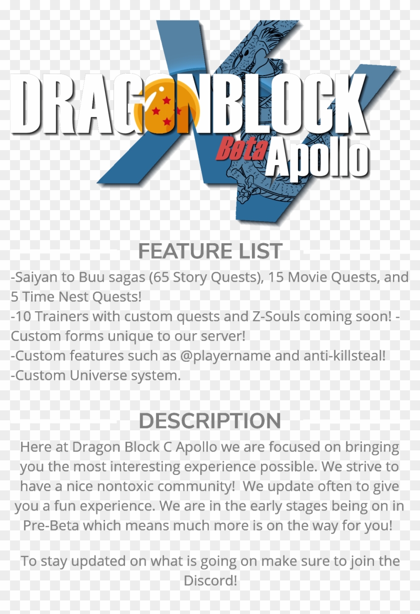 Dragon Block C Apollo Version - Dragon Block C Apollo Clipart