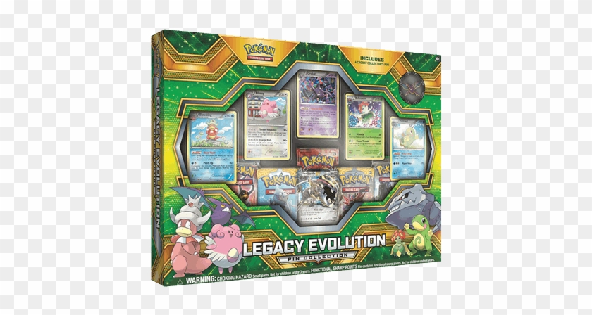 Legacy Evolution Pin Collection - New Pokemon Box Collection Clipart