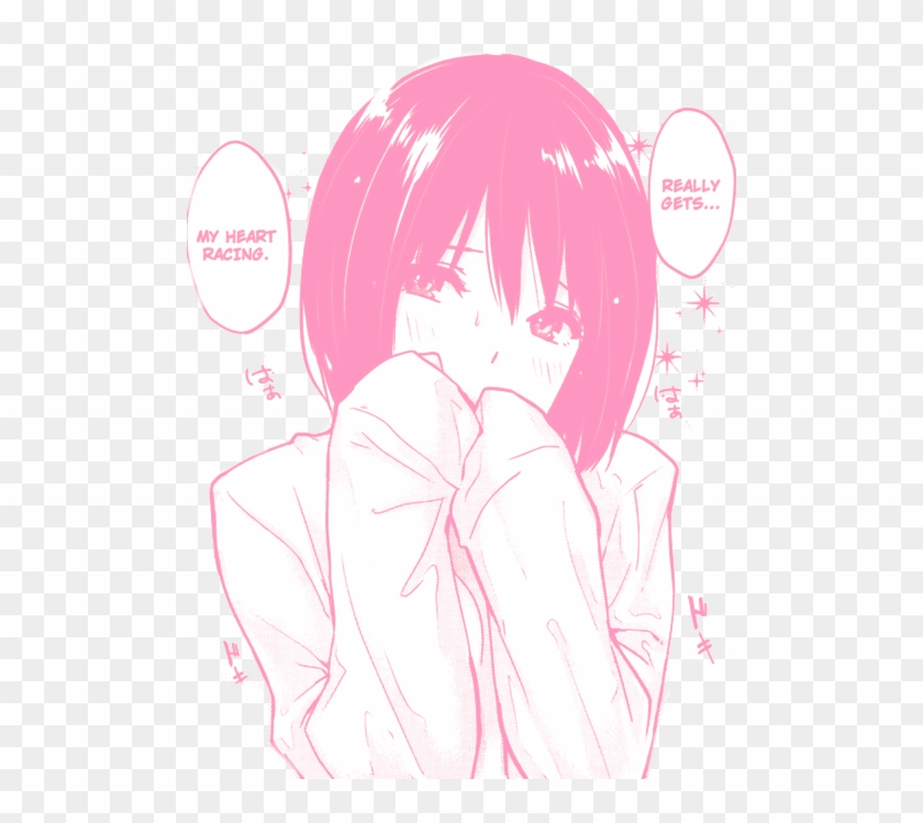 Chica Manga, Manga Anime, Anime Chibi, Kawaii Anime, - Light Pink Anime Aesthetic Clipart