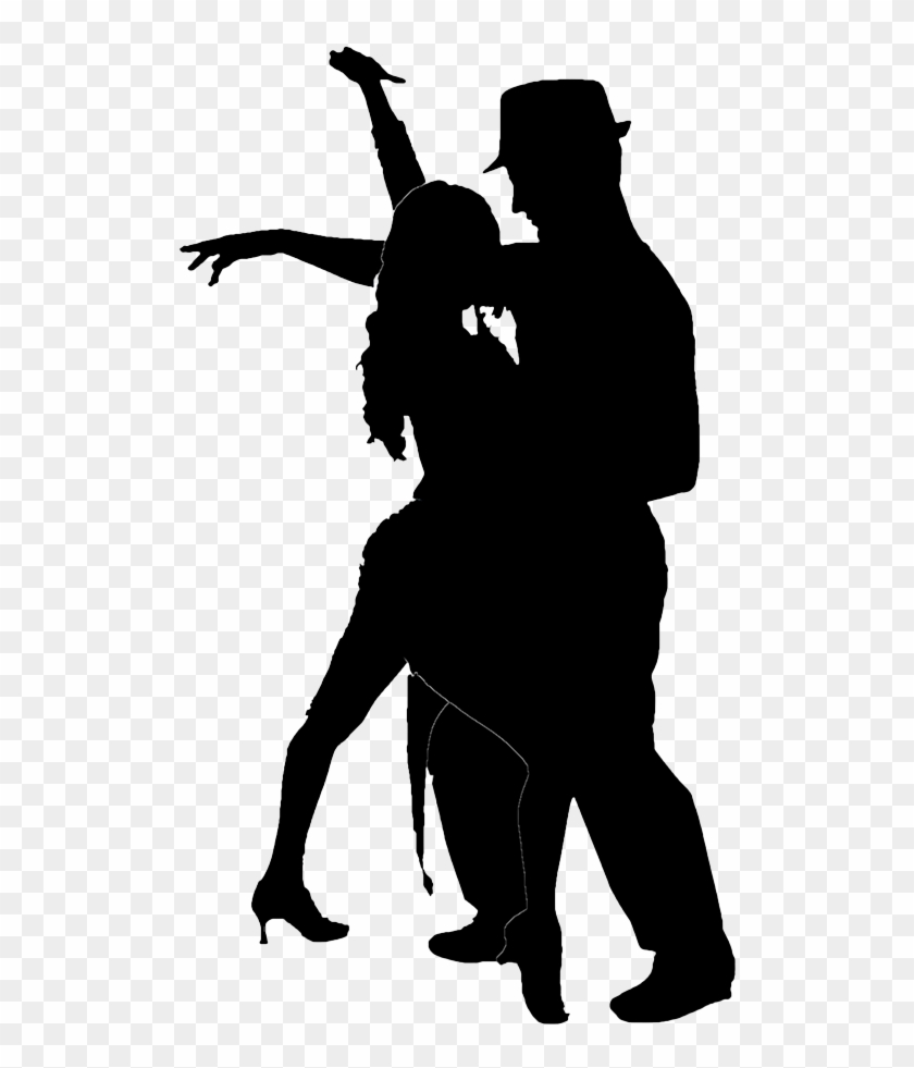 Mambo Silhouette - Transparent Salsa Dancing Clipart