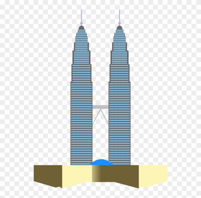 Petronas Towers World Trade Center Jumeirah Emirates - Petronas Twin Towers Clipart - Png Download #2266560
