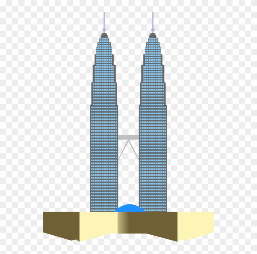 Petronas Towers World Trade Center Jumeirah Emirates - Petronas Twin Towers Clipart - Png Download