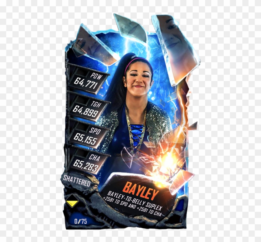 Bayley S5 24 Shattered - Wwe Supercard Rey Mysterio Clipart #2266815