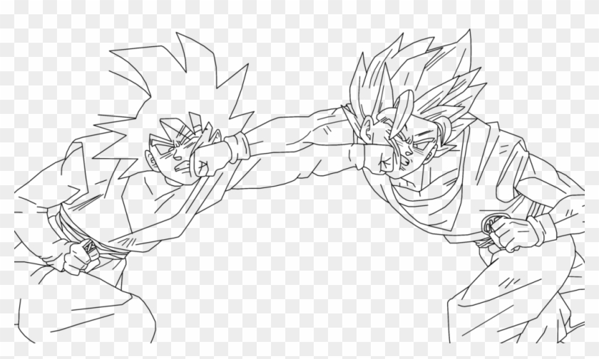 goku black rose coloring pages great clipart silhouette