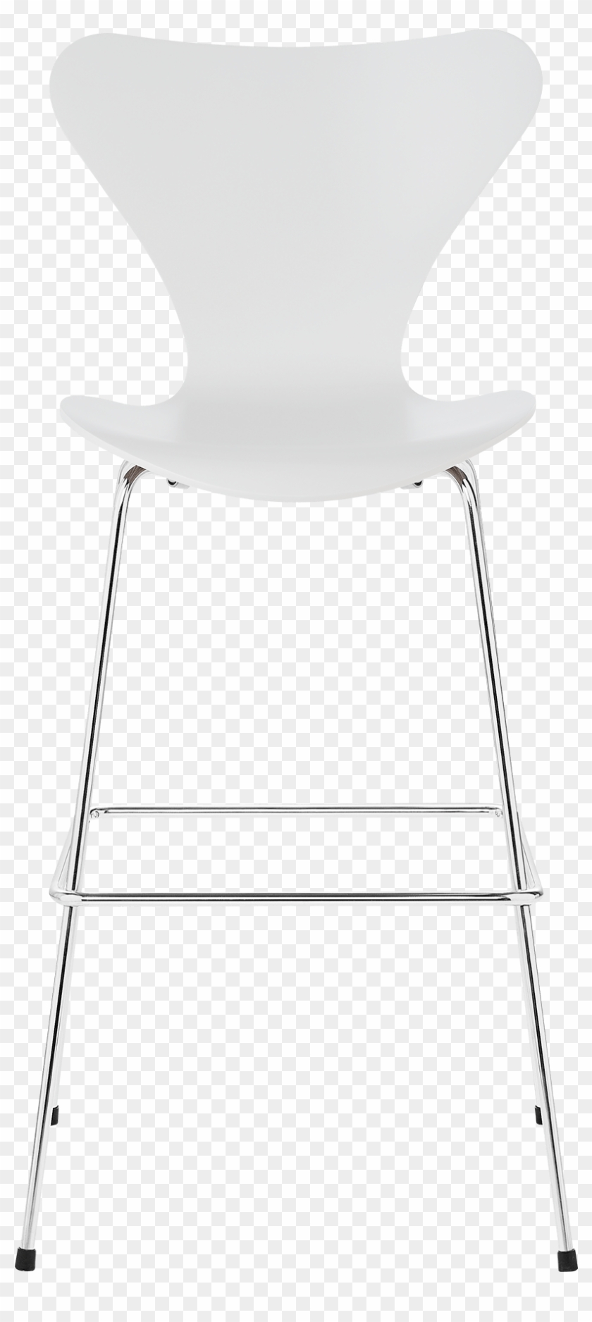 Series 7 Chair Arne Jacobsen Lacquered White Bar Stool - Chair Clipart #2267208