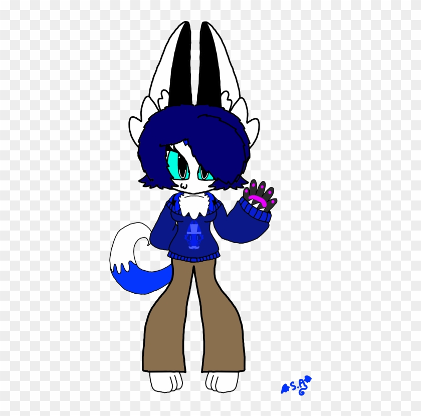 Hipster Fox On Tumblr - Cartoon Clipart