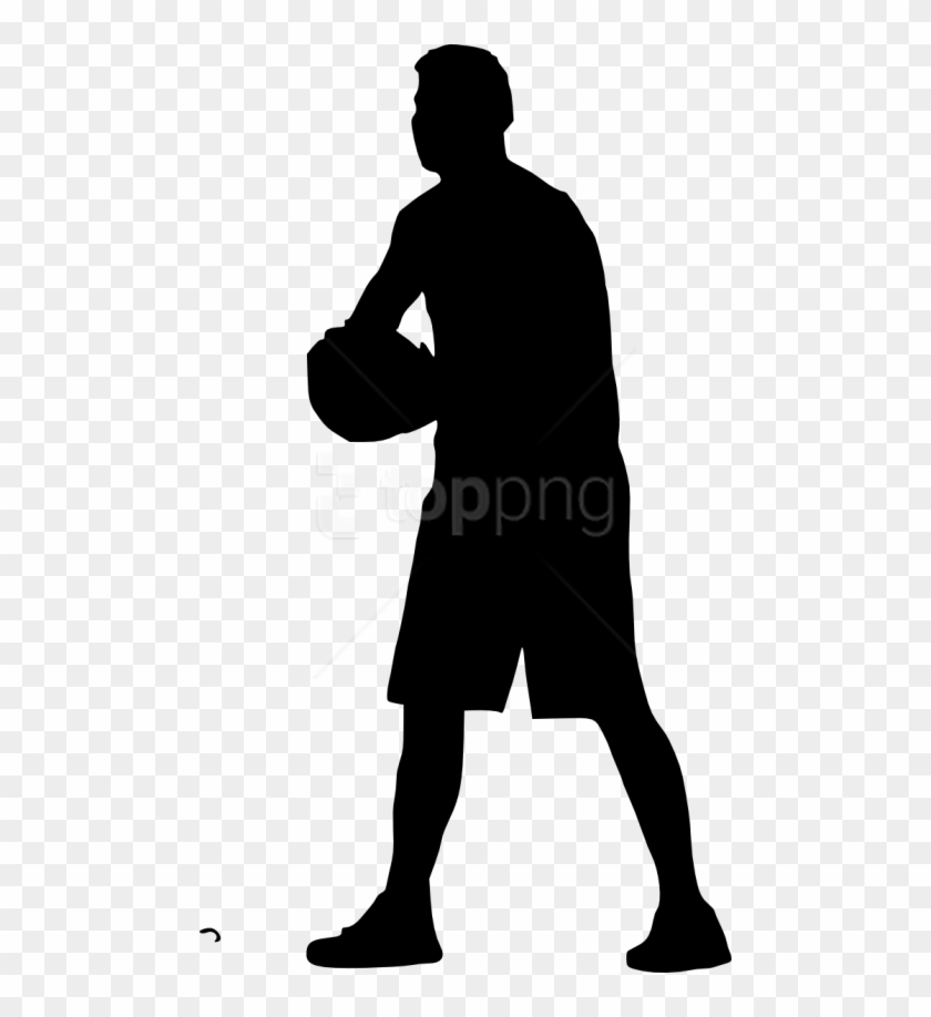 Free Png Basketball Player Silhouette Png - Png Basketball Siluet Clipart