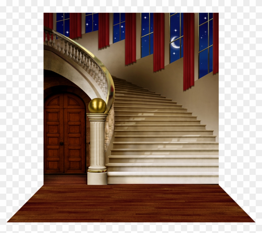 3 Dimensional View Of - Curtain Romantic Transparent Png Clipart #2268197