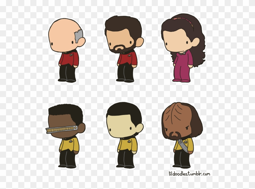 Lil' Star Trek - Cartoon Clipart