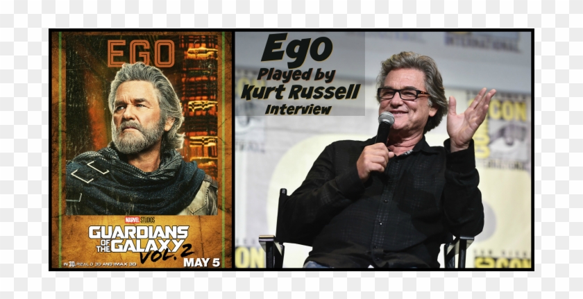 Ego Played By Kurt Russell Is Star-lord's Dad - Poster Clipart #2268544