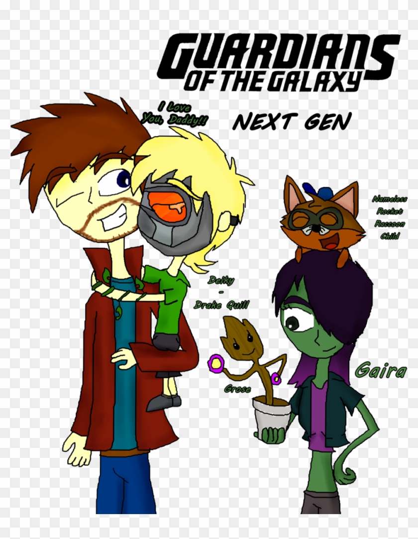 Star Lord Groot Comics - Guardians Of The Galaxy Fan Fic Clipart #2268670