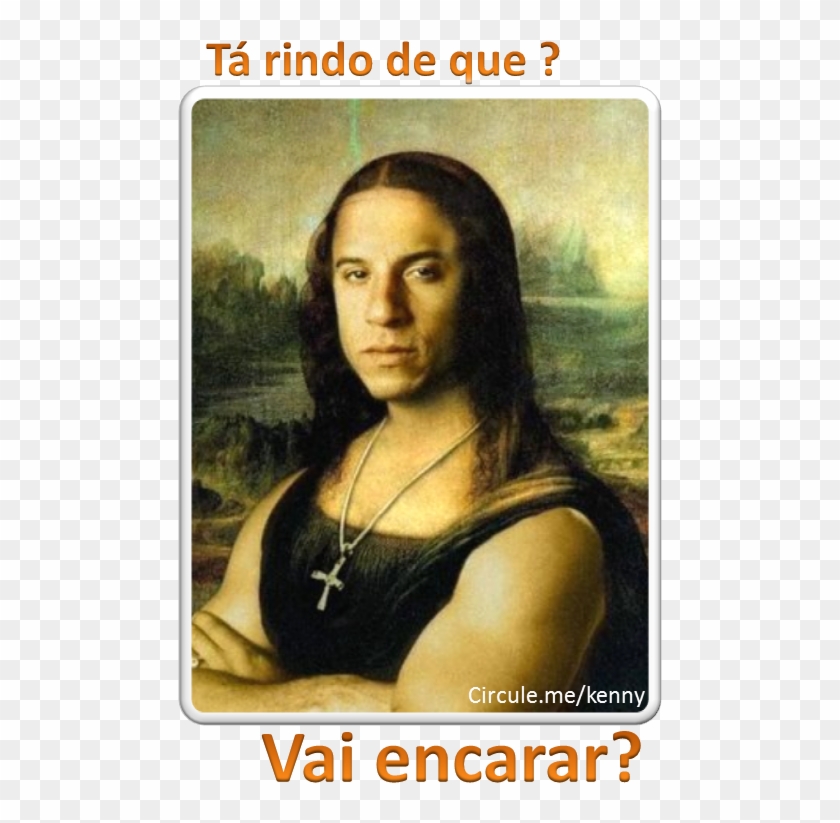 Vin Diesel, Funny Things, Funny Stuff, Random Things, - Vin Diesel Mona Lisa Clipart