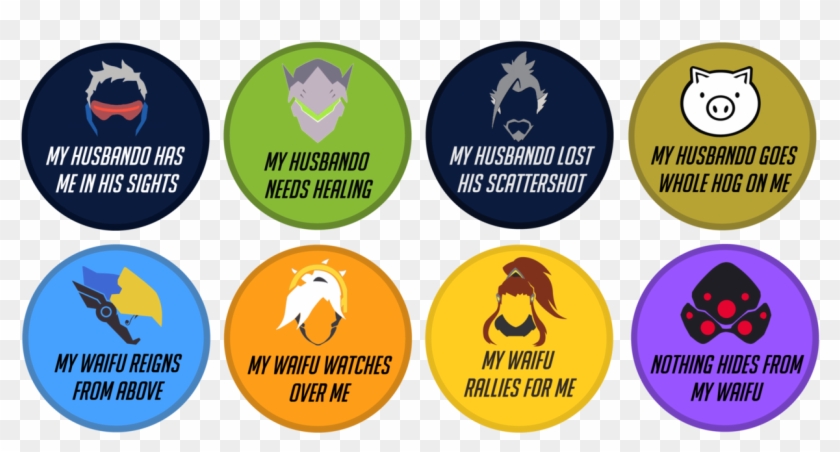 Just Ordered A Bunch Of My New Overwatch Waifu/husbando - Circle Clipart #2269692