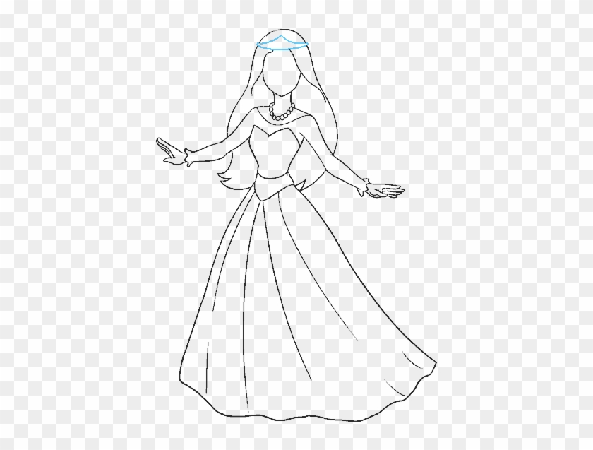 678 X 600 14 - Draw A Princess Dress Clipart #2270123