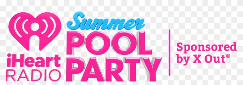Iheartradio Summer Pool Party Shadow - Iheartradio Pool Party Logo Clipart