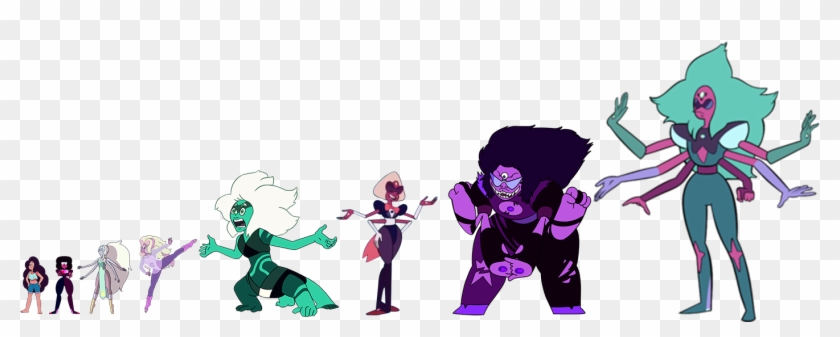 Steven Universe Gem Fusions Clipart
