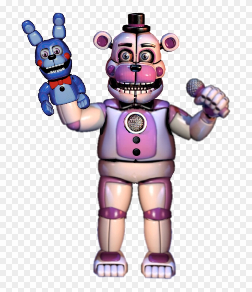 Funtime Freddy Png - Fnaf Sister Location Withered Funtime Freddy Clipart