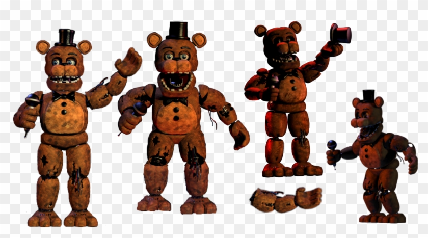 Withered Freddy Resources Freddy Fnaf Fnaf2 Withered - Fnaf Unwithered Freddy Full Body Clipart #2270988