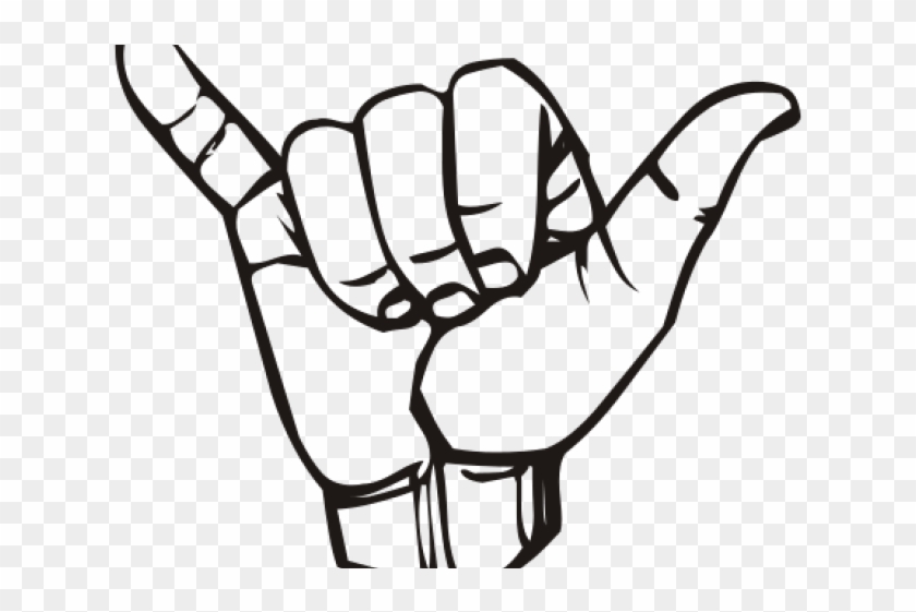 Hand Emoji Clipart Brah - Sign Language Y Png Transparent Png #2270989