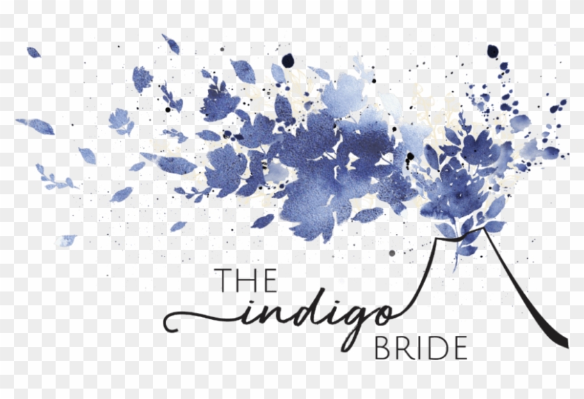 The Indigo Bride Logo - Calligraphy Clipart