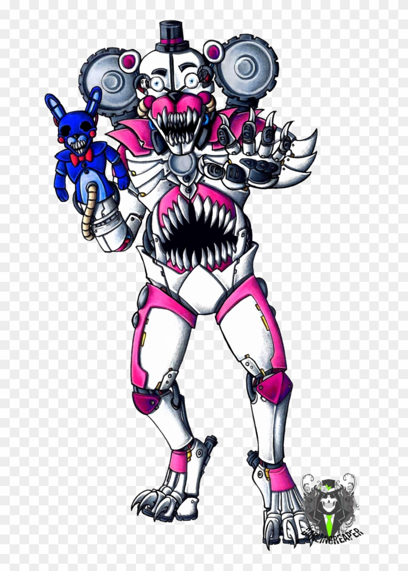 Funtime Freddy Png - Fnaf Drawkill Funtime Freddy Clipart