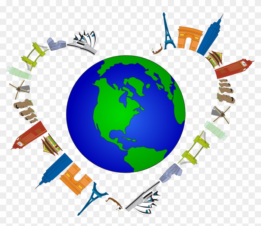 Earth Globe Planet Chiefdom Sub-saharan Africa - Earth Clip Art - Png Download