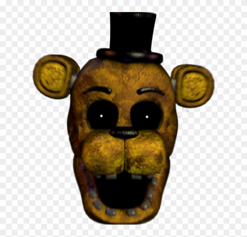 Golden Freddy Fazbear Head , Png Download - Golden Freddy Fnaf 2 Head Clipart #2271409