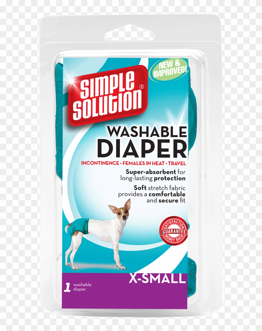 Simple Solution Washable Female Dog Diaper - Simple Solution Washable Diaper Clipart #2271484