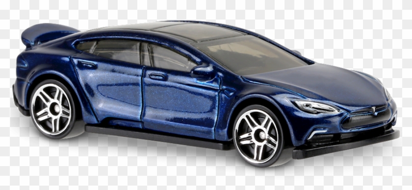 Tesla Model S In Blue, Hw Green Speed, Car Collector - Hot Wheels Clipart #2271555