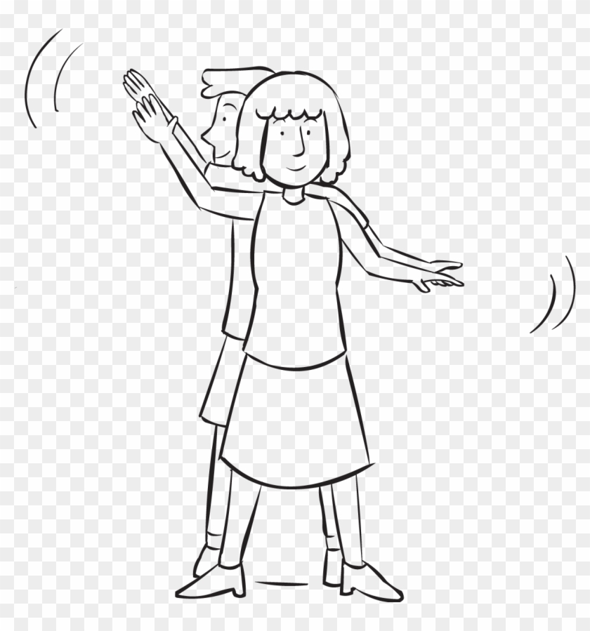 Arm Muscles Drawing - Line Art Clipart