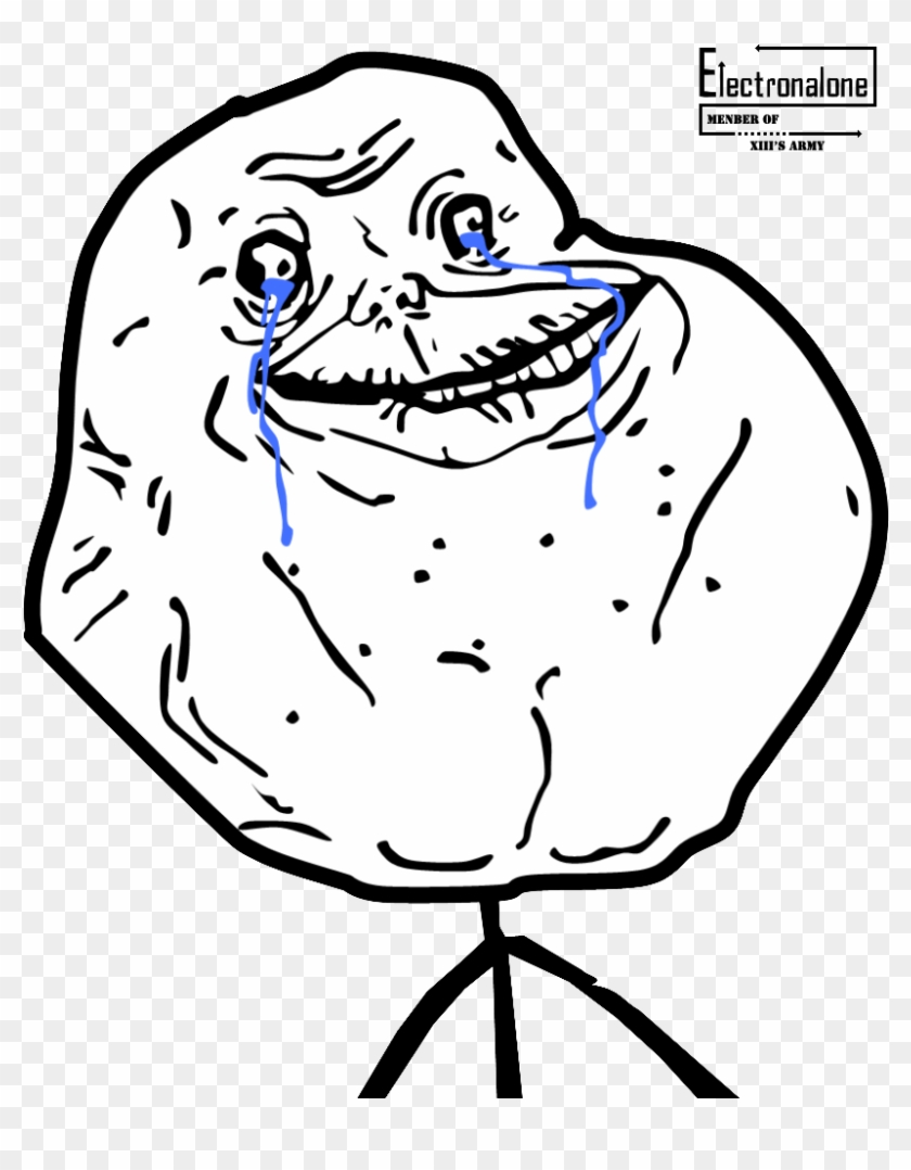 Forever Alone Face Png Clipart