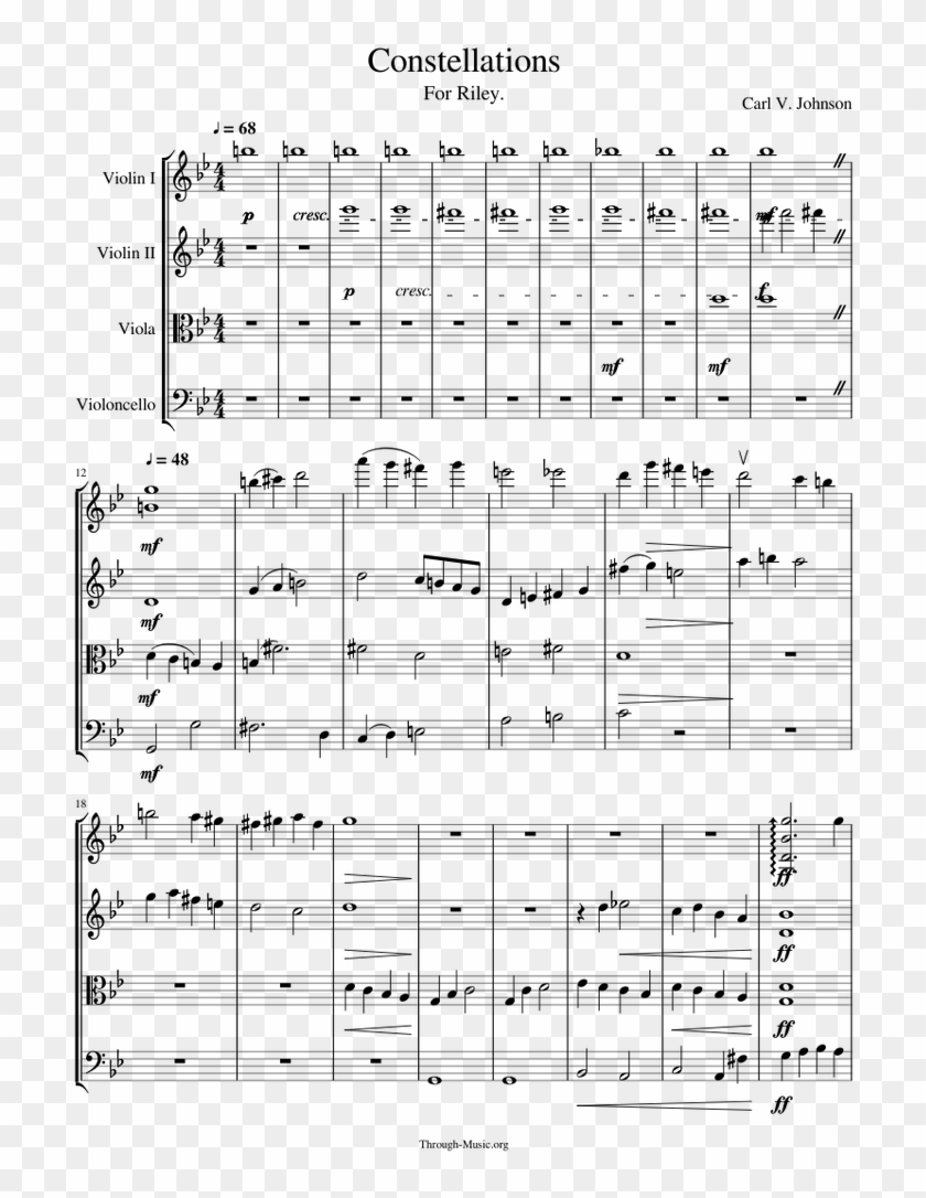 Constellations - Erev Shel Shoshanim Sheet Music Violin Clipart #2272256