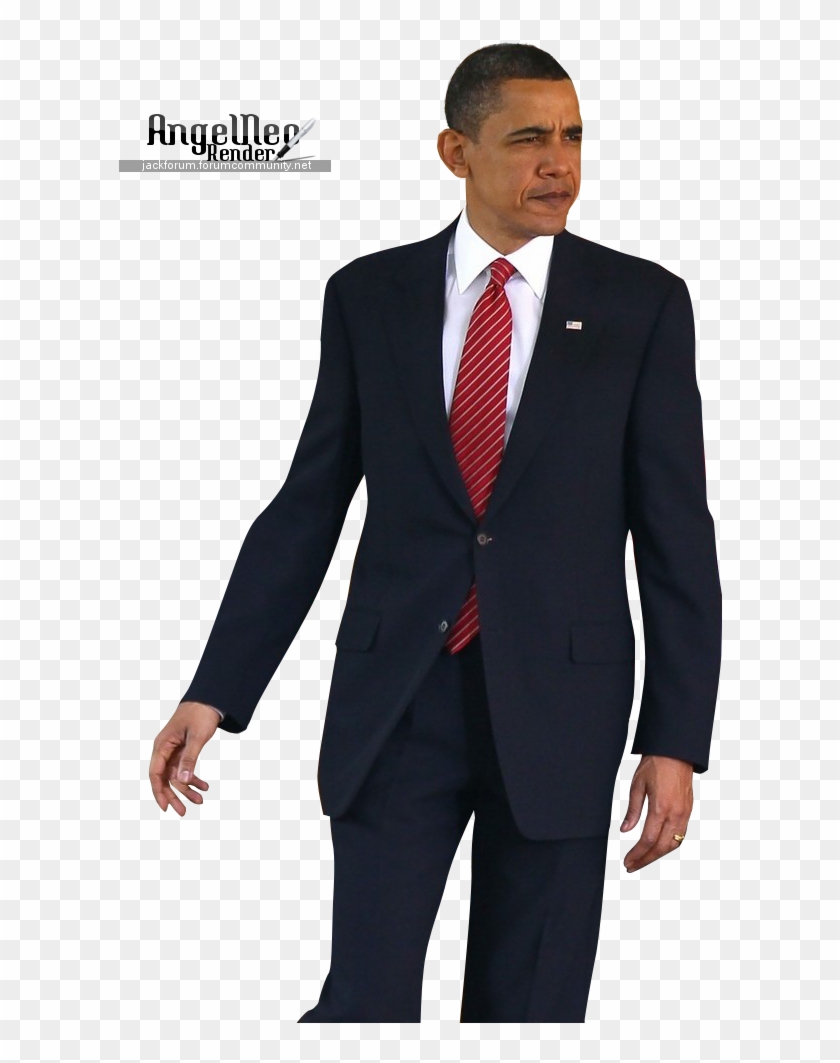 Obama Render Cut Angelneo Photo Barackobama - Real Slender Man Png Clipart