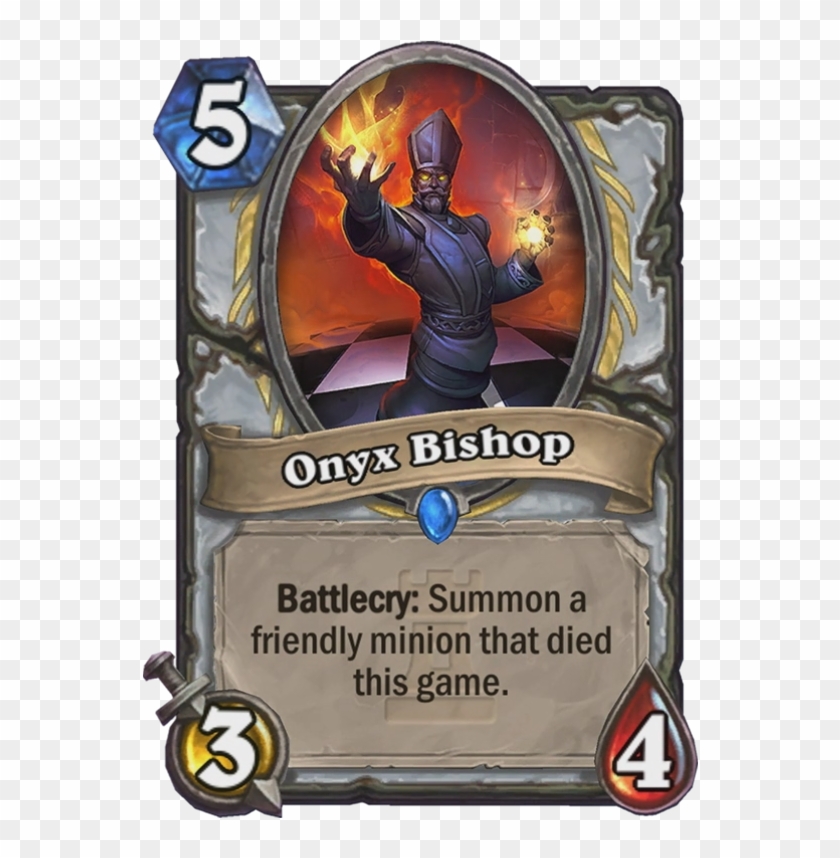 Onyx Bishop Card - Longest Hearthstone Card Text Clipart #2272489