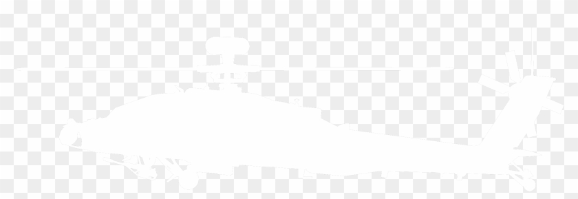 Apache Ah White - Helicopter Rotor Clipart #2273246