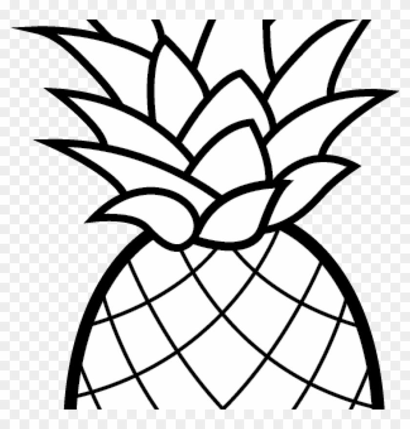 Pineapple Clipart Free Pineapple Clipart Free Clip - Printable Pineapple Coloring Pages - Png Download