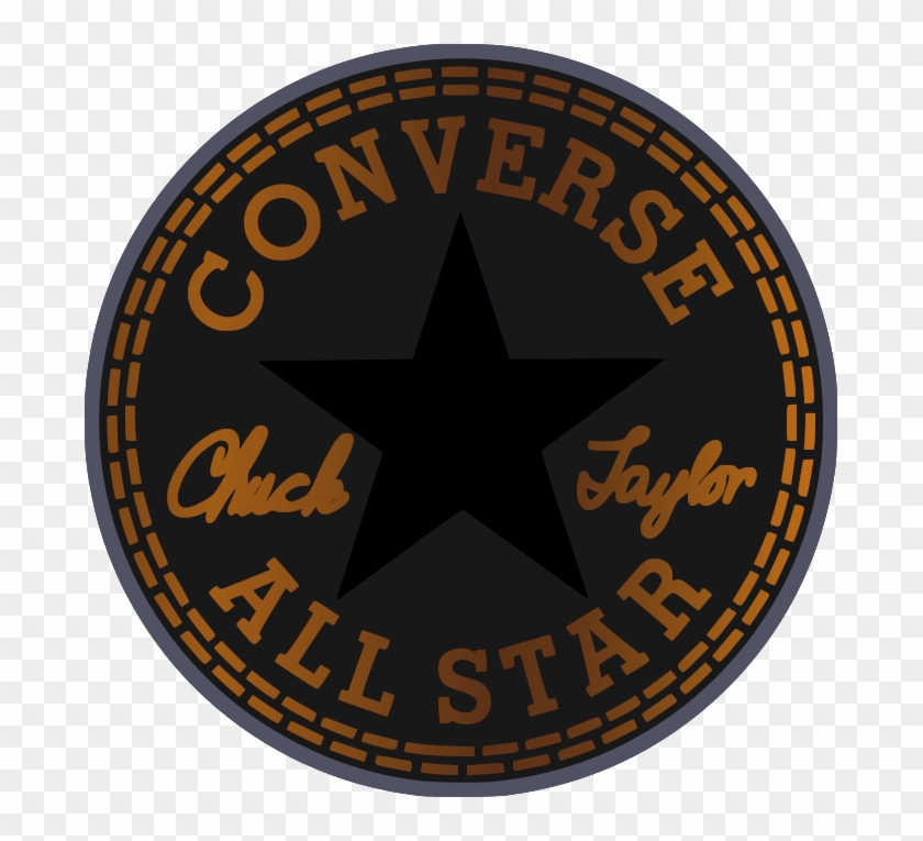 #229 Star Logo, Converse Chuck Taylor All Star, Chuck - Circle Clipart #2273825