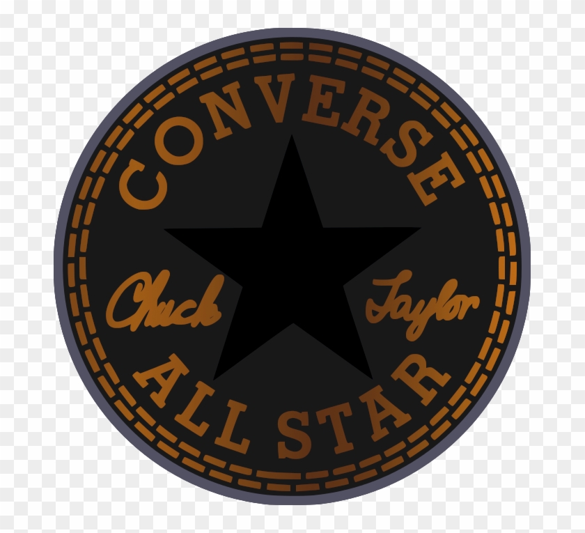 #229 Star Logo, Converse Chuck Taylor All Star, Chuck - Circle Clipart