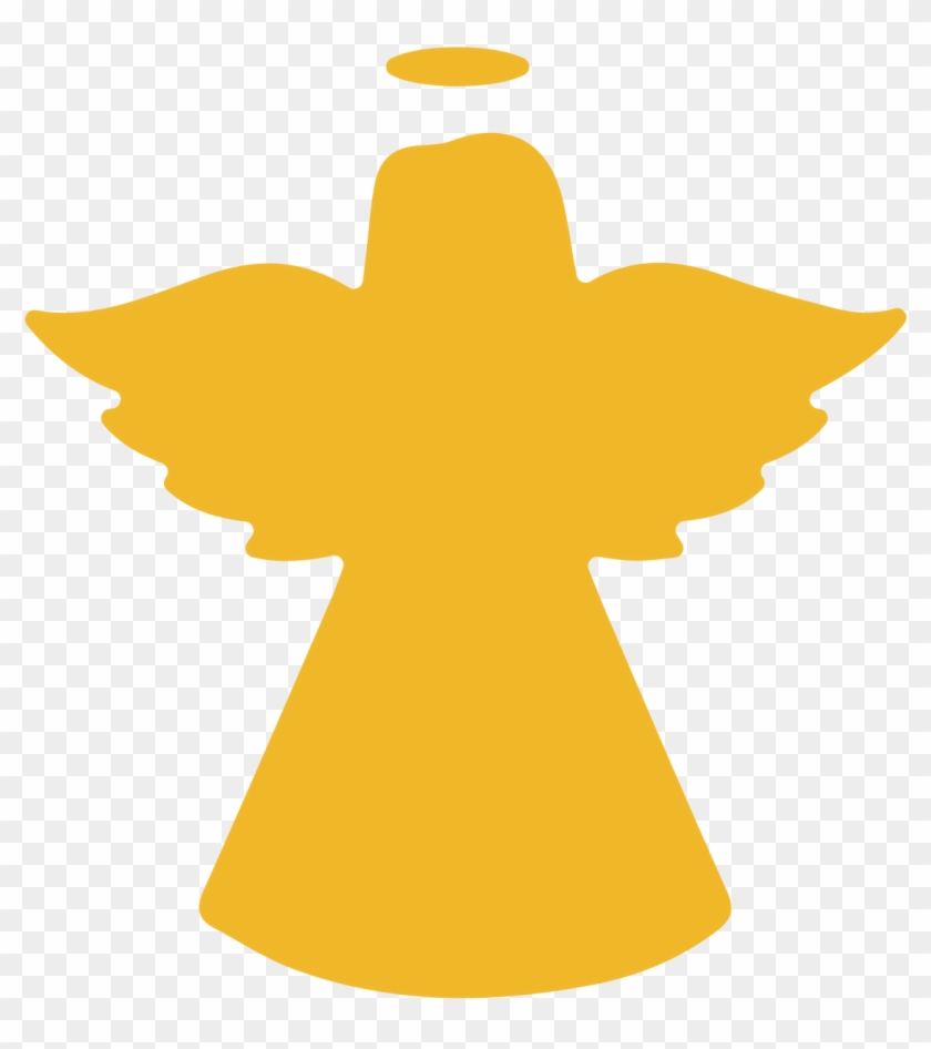 Angel Svg Cut File - Silueta Angel En Mdf Clipart