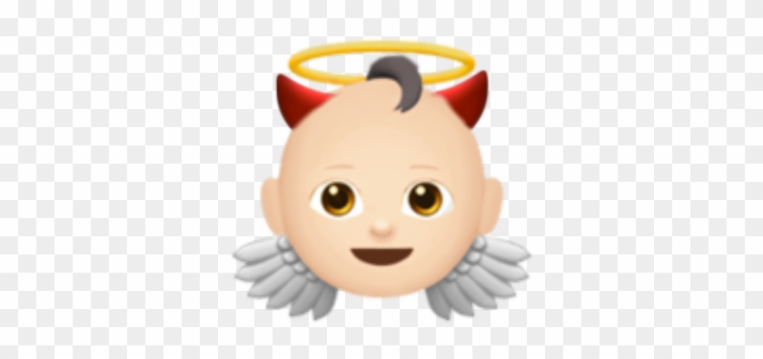 #devil#angel#emoji#✨👿👼 ✨ - Emoji Clipart