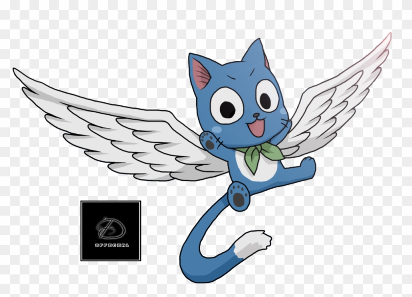 Fairy Tail Happy Render By Davide2889 - Fairy Tail Pixel Gif Clipart