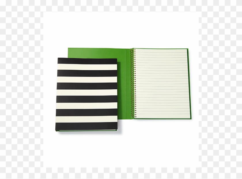 Kate Spade Spiral Notebook, Black Stripe - Parallel Clipart
