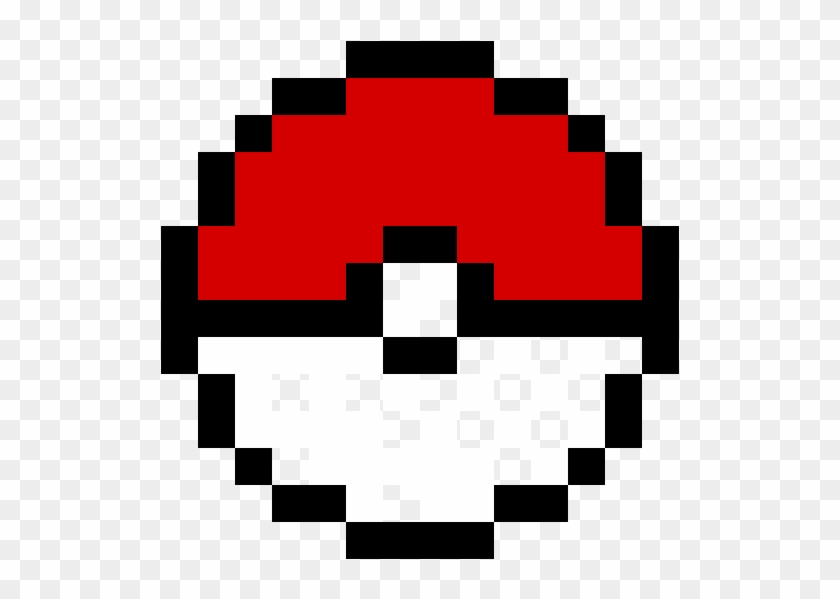 Pokéball - Pokeball Pixel Art Clipart