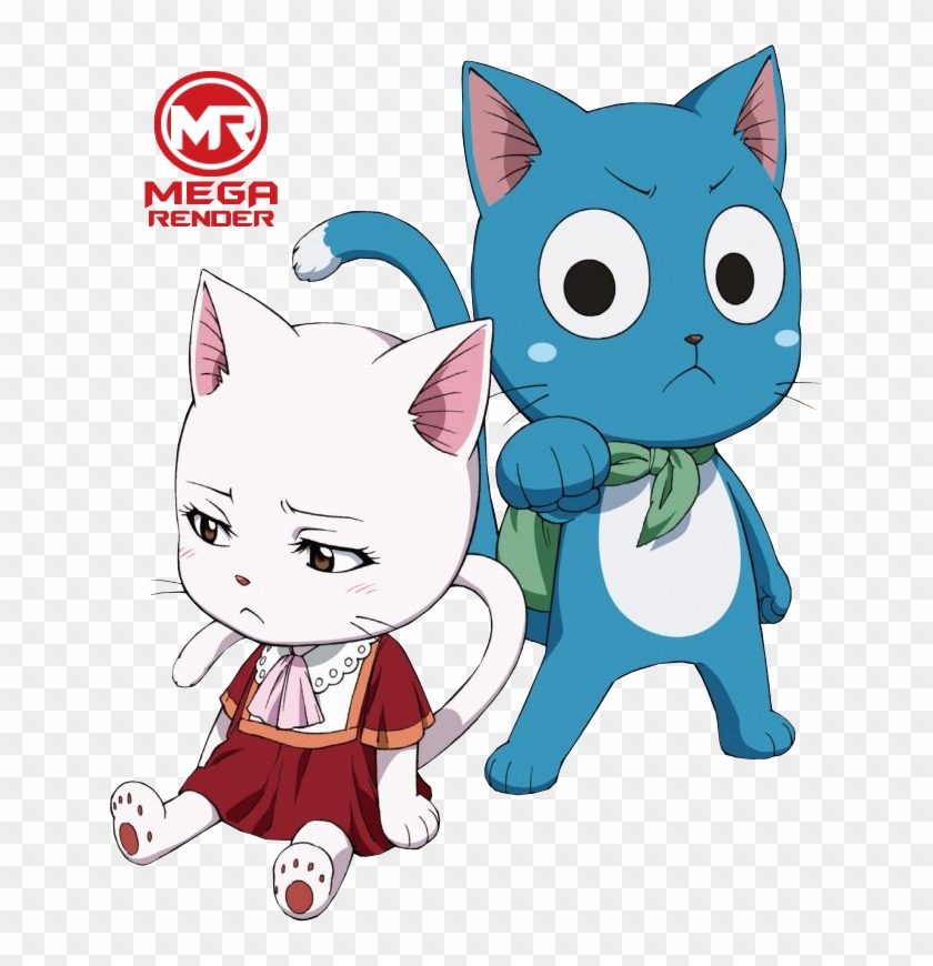 Render Fairy Tail Happy E Charles - Carla Fairy Tail Happy Clipart