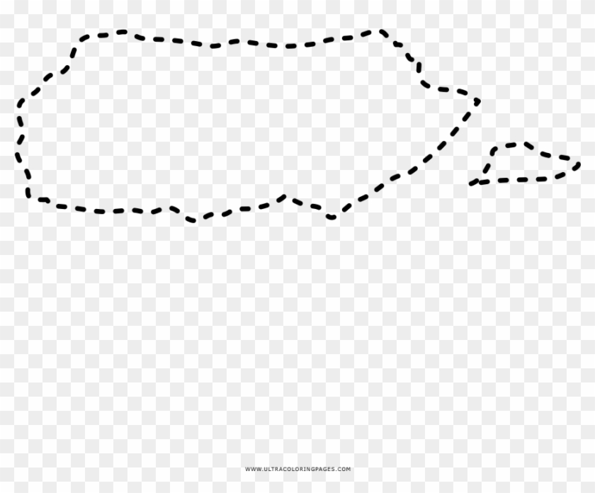 Puerto-rico Página Para Colorear - Line Art Clipart