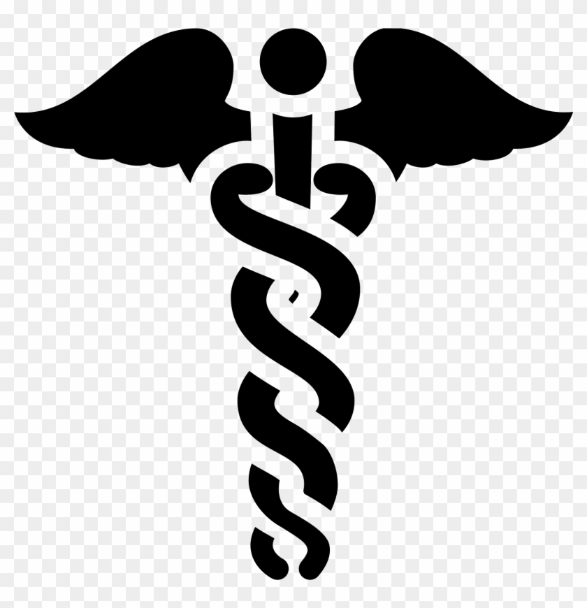 Caduceus Filled Icono Descarga - Caducée Png Clipart