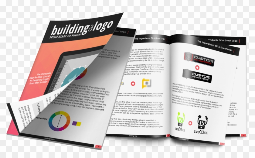 Building A Logo, From Start To Finish Clipart